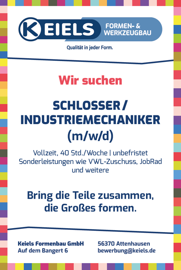 Schlosser / Industriemechaniker
